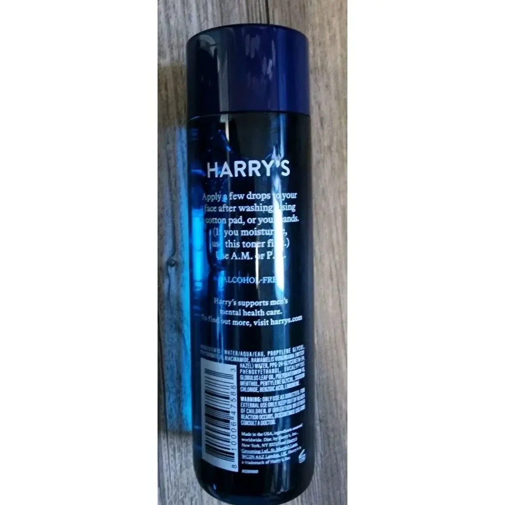 New Harry's Freshening Face Toner Clean Hydrate Facial Skin Care For Men 8.35 Oz